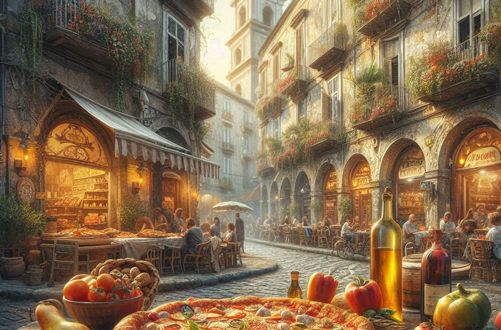 Pizza in the old world Italy